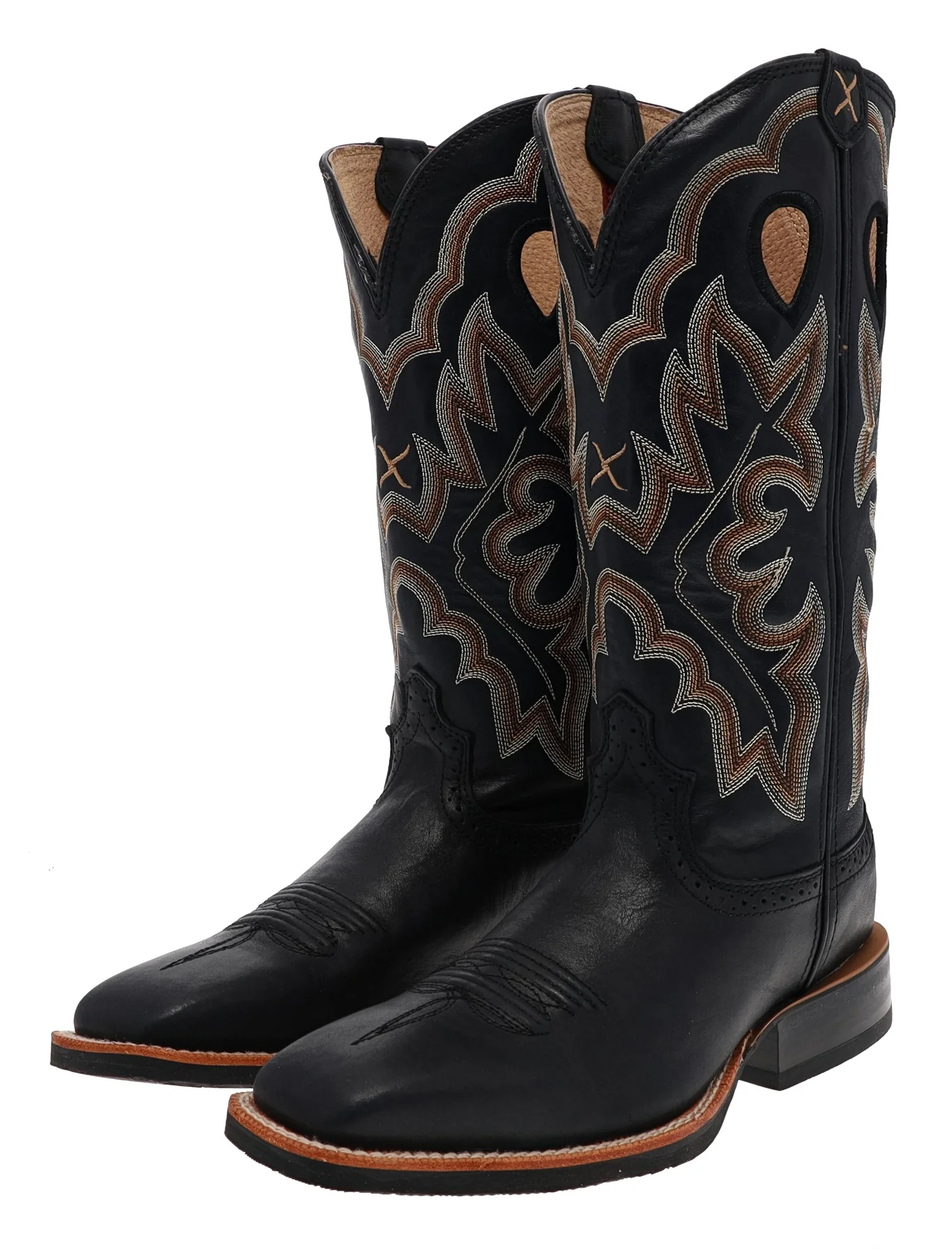 1781 RUFF STOCK Damen Schwarz Westernreitstiefel - Image 3