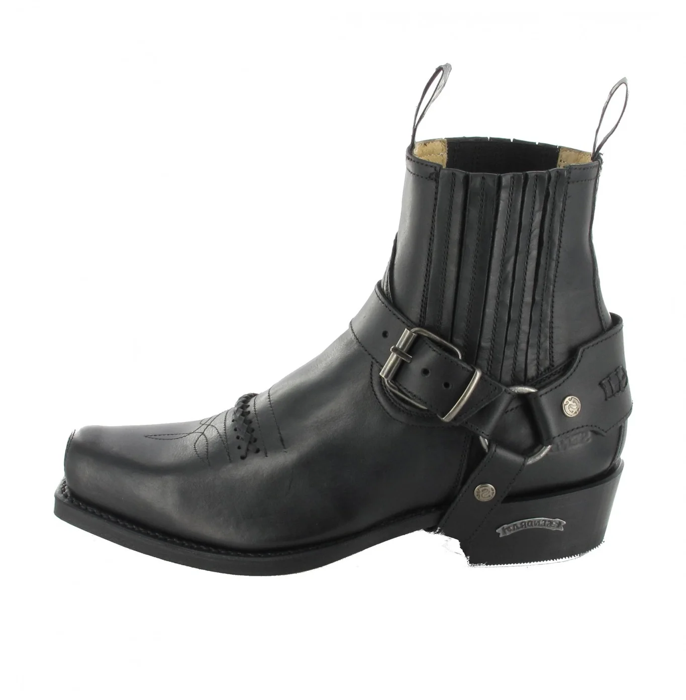 6445 58 SETA Unisex Bikerstiefelette Schwarz - Image 8