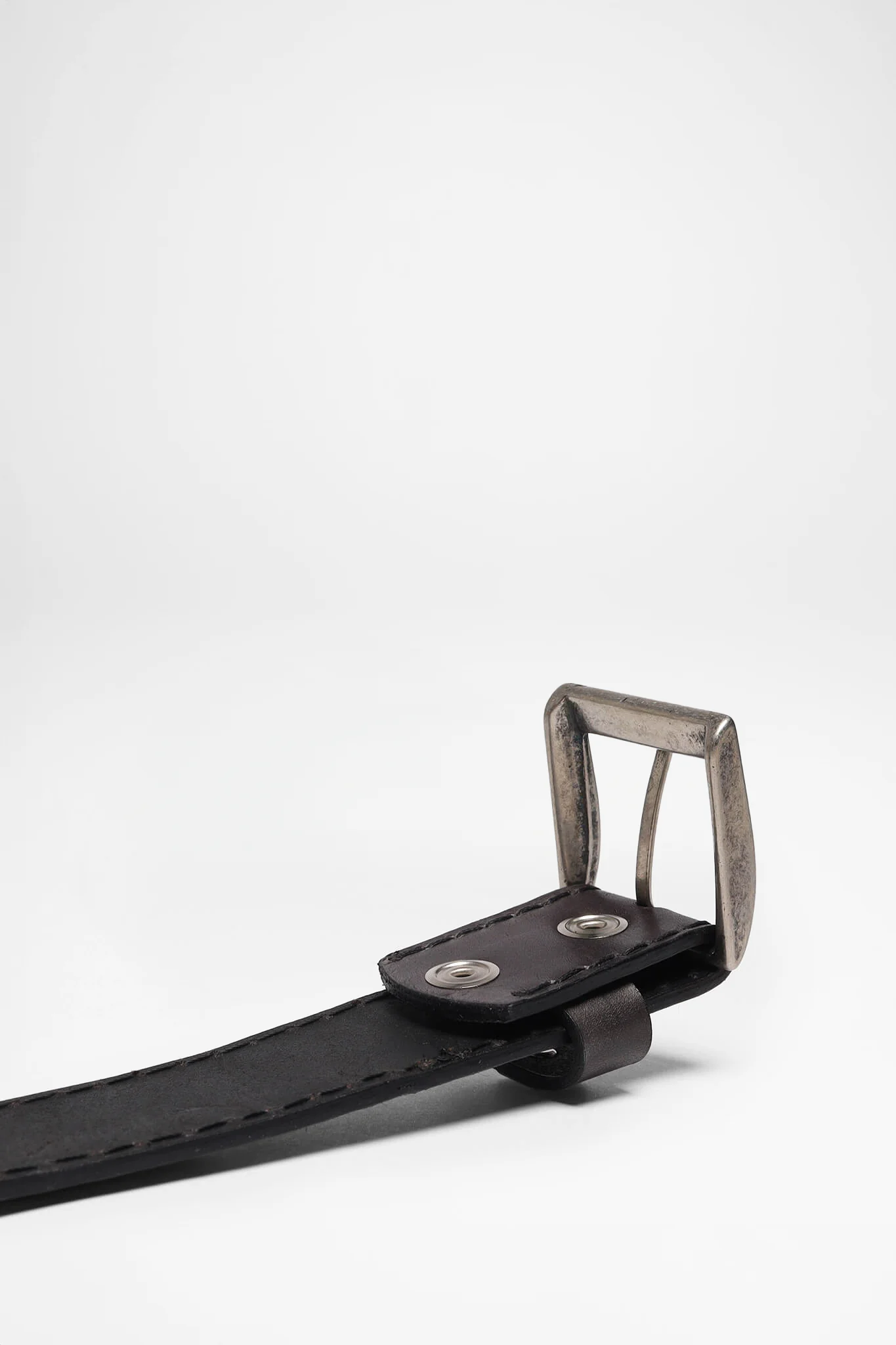 FG0815 Ledergürtel Grau - Python - Image 2