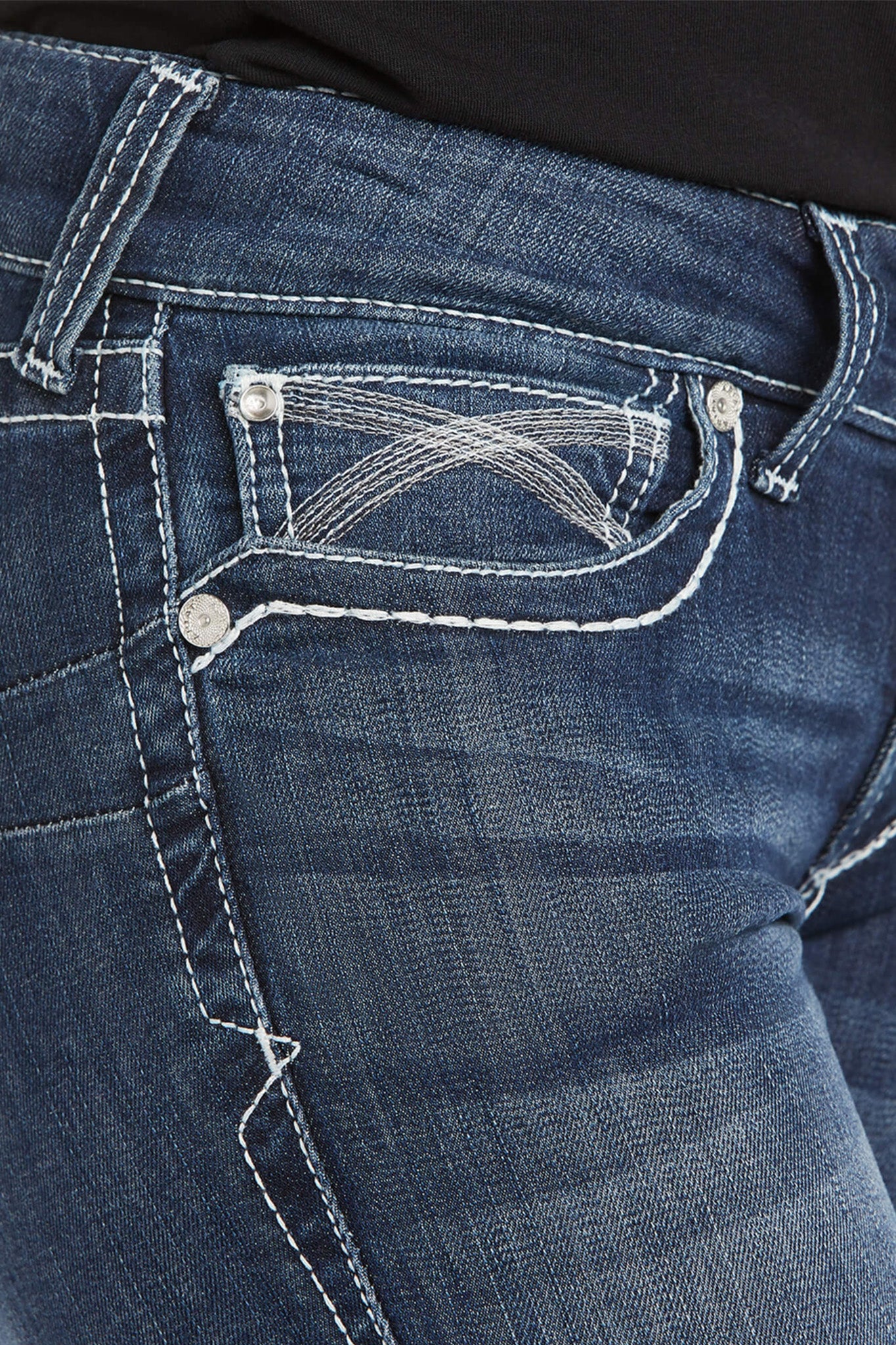 R.E.A.L. IVY Straight Leg Damen Blau - Image 3